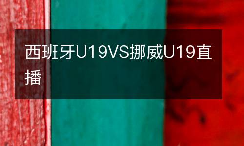 西班牙U19VS挪威U19直播
